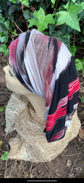 Wrap Around Head Scarf | Ten Way Tie Snood Turban | Modern Hijab | Made in USA