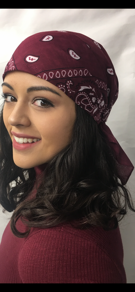 Pre Tied Paisley Scarves | Cotton Pre Tied Bandana