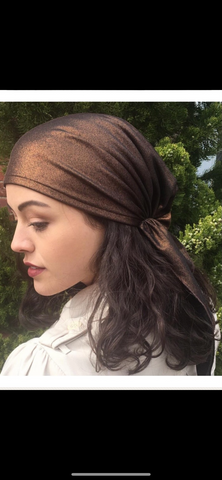 Fashion Hair Wrap | Vintage Style Rustic Boho Style Pre Tied Headscarf | Head Covering For Women | Made in USA
