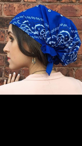 Bundle of 8 Rodeo Western Cowboy Cowgirl Pre Tied Bandana Retro Scarf For Hair 100% Cotton