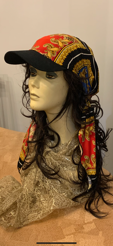 Exercise Hijab | Solid Black Tichel | Black Cotton or Lycra Tichel | Made in USA | Comfortable Hair Scarf