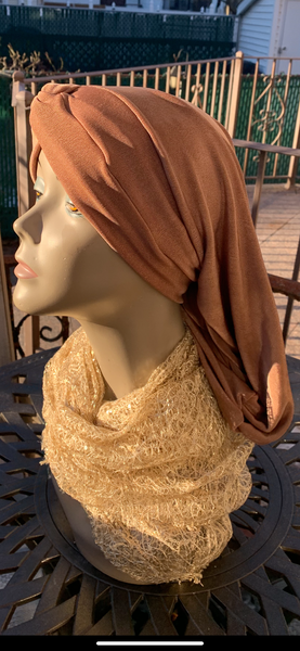 Slinky Lycra Snood Turban by Uptown Girl Headwear