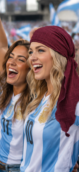 Boho Hipster Headwear Burgundy Pre-Tied Love Hope Head Scarf.