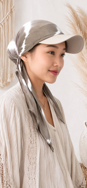 Tie Dye Sun Visor Headscarf Hijab Hat To Cover and Conceal Your Hair In The Sun Baseball Cap