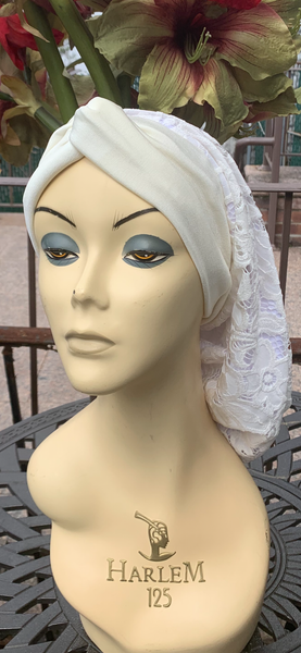 Snood By Uptown Girl Headwear Lace Turban Tichel Head Covering snood-by-uptown-girl-headwear-lace-turban-tichel-head-covering