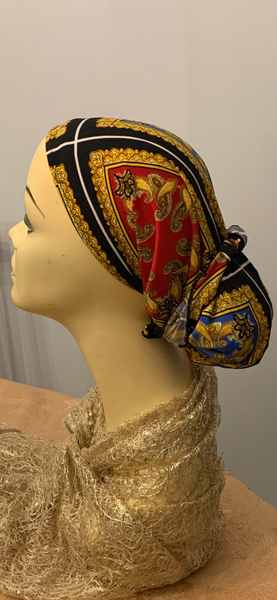 Designer Inspired Pre Tied Headscarf For Women | Soft Lightweight Lycra Fabric | Chic Casual or Formal Style | Wig Alternative | Modern Hijab | Made in USA