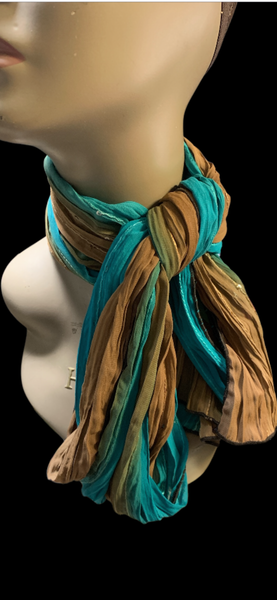 Rectangle Headscarf or Neck Scarf | Chiffon Type Fabric | Made in the USA by Uptown Girl Headwear