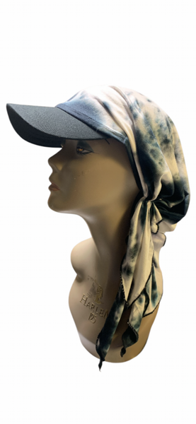 Tie Dye Sun Visor Headscarf Hijab Hat To Cover and Conceal Your Hair In The Sun Baseball Cap