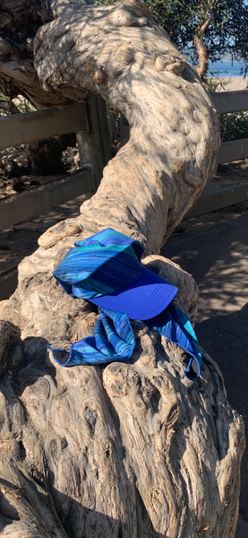 Sun Visor Headscarf | Hat For Sun Shade | Vacation Clothing | Road Trip Headwear | Activewear | Modern Hijab | Fashion upHat | Wig Alternative | Made in USA by Uptown Girl Headwear