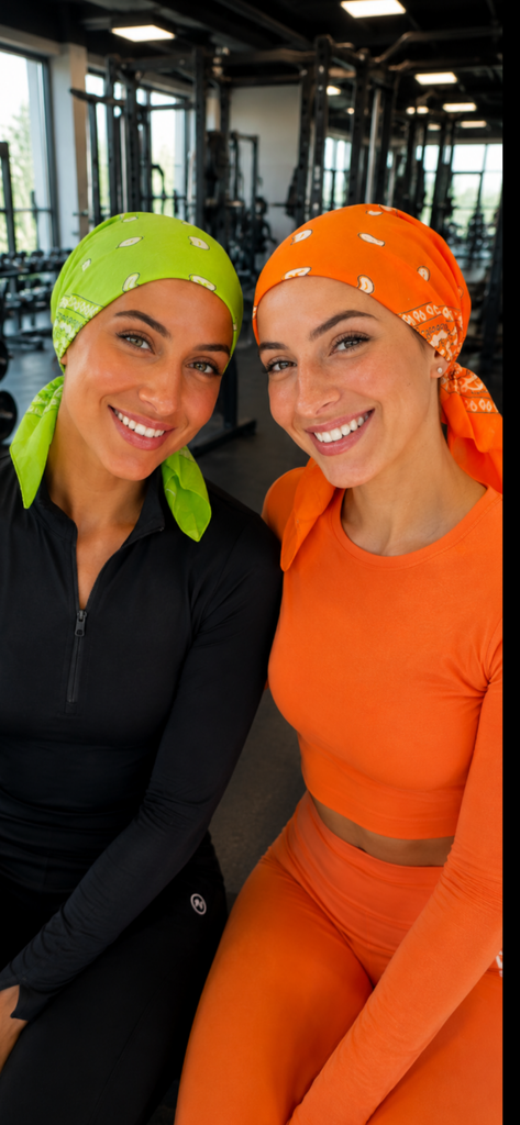 Sale Bundle Of 2 Cotton Headscarves