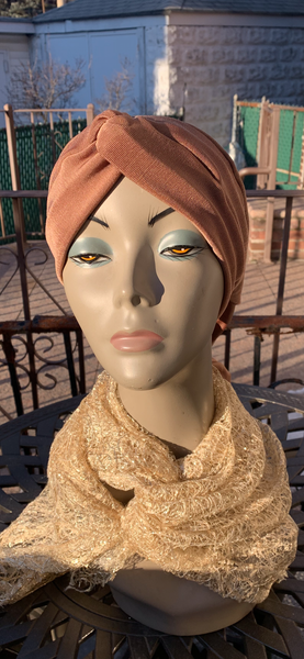 Slinky Lycra Snood Turban by Uptown Girl Headwear