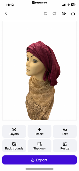 Adjustable Headwear | Wrap Around Snood Hijab Tichel | Headscarf for Women | Bohemian Style Clothing | Made in USA by Uptown Girl Headwear