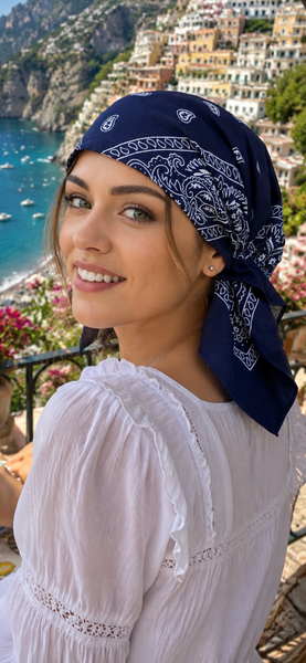 Bundle of 8 Rodeo Western Cowboy Cowgirl Pre Tied Bandana Retro Scarf For Hair 100% Cotton