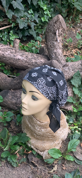 100% Cotton New Upgraded Quality Pre Tied Bandana That Is Gathered In The Back | Elasticated Fitted Headscarf For Women and Men | Modern Hijab For Full Coverage | 8 Color Choices| Made in USA