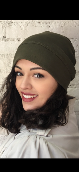 Volumizer For Head Scarf | Organic Cotton Hat | Rustic Style Casual Cap | Made in USA | Tagless Unisex For Sport For Sleep For Lining A Helmet or Scarf