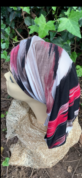 Wrap Around Head Scarf | Ten Way Tie Snood Turban | Modern Hijab | Made in USA