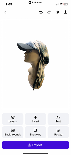 Black White Tie Dye Sun Visor Scarf | Baseball Tichel  Modest Swimwear | Activewear | Made in the USA by Uptown Girl Headwear |