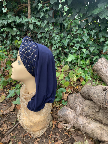 Navy Blue Snood