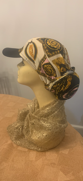 Visor Headscarf | Sun Hat | Swimming Pool Hat | Casual Wig Alternatives | Tichel With Brim | Made in NYC by Uptown Girl Headwear