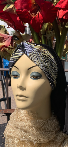 Stunning Snood Turban | Classic Top Knot Snood By Uptown Girl Headwear | Modest Headwear | Modern Hijab | Headscarf For Women | Proudly Made in USA