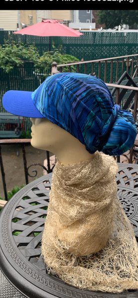 Sun Visor Headscarf | Hat For Sun Shade | Vacation Clothing | Road Trip Headwear | Activewear | Modern Hijab | Fashion upHat | Wig Alternative | Made in USA by Uptown Girl Headwear