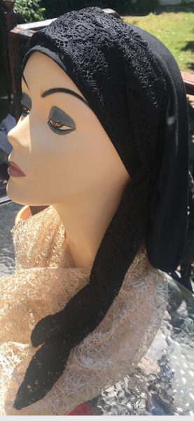 White Head Scarf Snood Hijab Tichel for Jewish Muslim and Christian Women | Made in USA