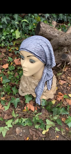 New Sport Addition | Grey Black Pre Tied Headscarf | Modern Exercise Hijab | American Headwear | Made in the USA by Uptown Girl Headwear
