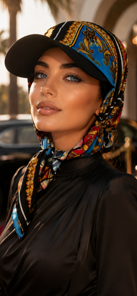 Sun Visor Pre Tied Headscarf For Women | Beanie With Brim | Sun Hat | Modern Hijab | Wig Alternative