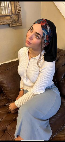 Beautiful Classic Snood | Exercise Hijab | Sport Hijab | Long Turban by Uptown Girl Headwear | Made in New York