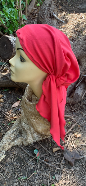 Peach Color Headscarf