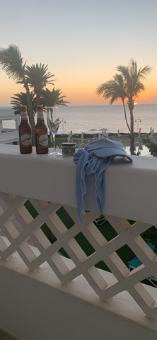 Blue Sun Visor Scarf | Modern Hijab With Brim | Tichel Hair Covering | Casual Cap Beachwear For The Swimming Pool | Made in USA