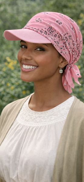 Quality Cotton Bandana Visor Headscarf For Women | New Style Bandana | Made in USA