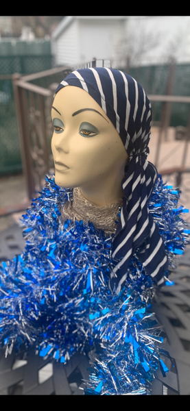 Fashion Headscarf Tie Back Casual Athletic Hair Wrap Durag | Modern Hijab Head Scarf | Pre Tied Gathered Head Wrap For Women | Made in the USA By Uptown Girl Headwear