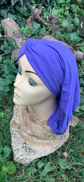 Lavender Cotton Snood Turban Headcovering | Made in USA by Uptown Girl Headwear