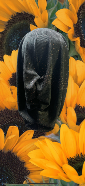 Uptown Girl Headwear Classic Snood Turban | Black Hijab Style | Tichel For women