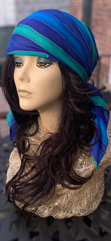 Stunning Pre Tied Head Scarf | Fitted Hair Covering