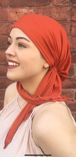 Boho Hipster Style | Soft Fabric Pre-Tied Tichel Hijab Hair Wrap Hijab For Muslim Jewish Christian Women Who Cover Their Hair (Copy)