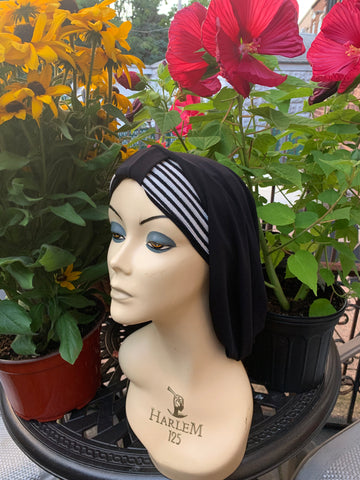 Black Turban Snood