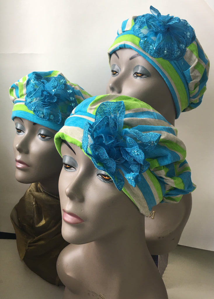 Fun Clown Purim Costume Hat Jersey Knit Berret Cap - Uptown Girl Headwear
