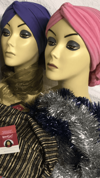 Group and Bundle Of Four Snood Turban Hijab - Uptown Girl Headwear