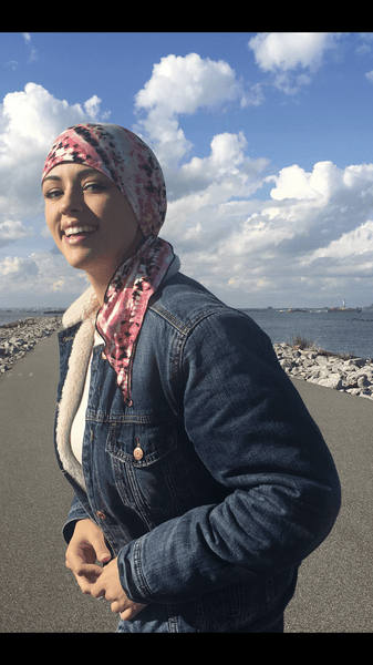 Head Scarf For Holidays Fashion Hijab Pre Tied Headcovering In Colorful Pink - Uptown Girl Headwear
