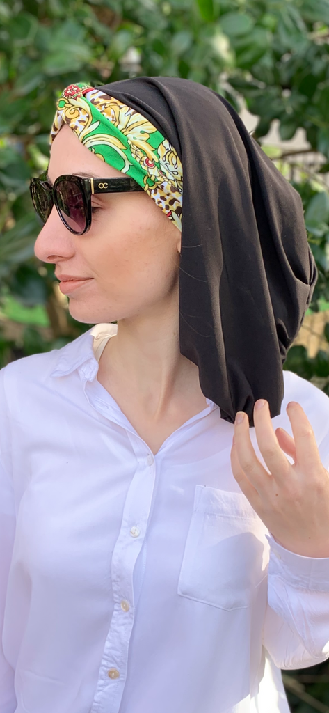 Mofe Pretied Flower-Design Turban – Mudvii