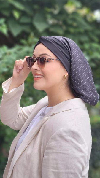 Uptown Girl Headwear Shorter Fashion Turban Snood Hijab Tichel Mantilla For Religious Jewish Muslim Christian Women
