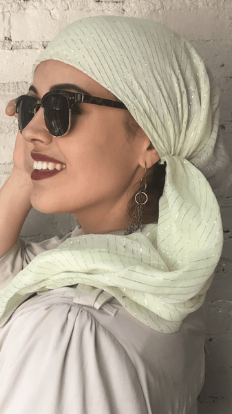 Popular Cotton Pre Tied Headscarf Slip On Style Hair Net Bandana Hijab Chemo Head Scarf For Jewish Christian Muslim African Women - Uptown Girl Headwear