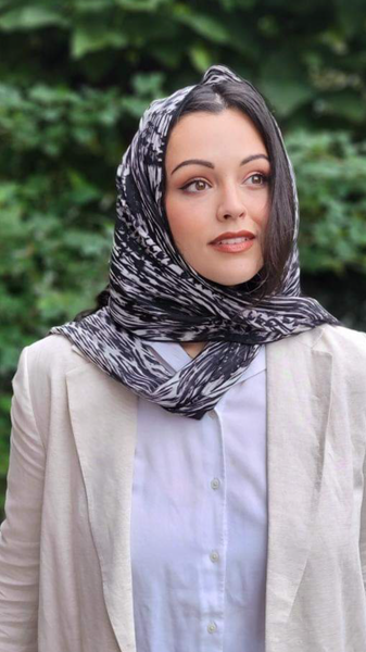 Oblong Head or Neck Scarf. Made in USA