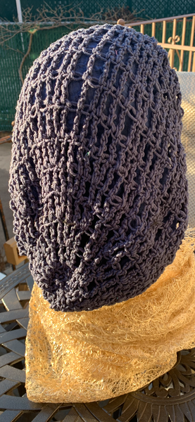 Hand Crocheted Net Snood