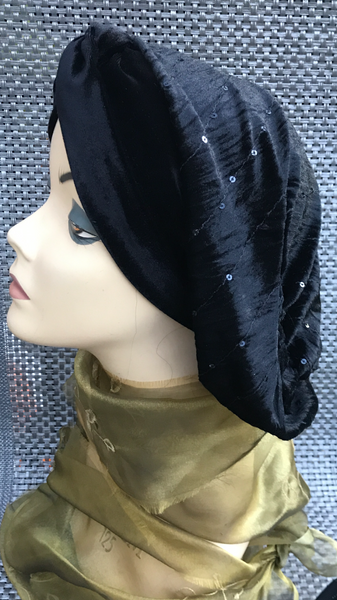 Tichel Snood | Gift Bundle of 4 Short Hair Snoods Head Scarves For Women. Made in USA