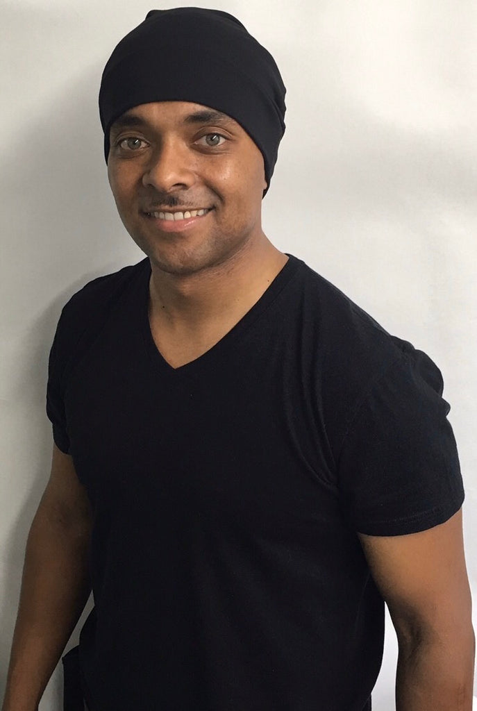Bike Helmet Liner | Unique Gift Idea For Boyfriend Husband Father | Hat To Cover Bald Head | Eco Friendly 100% American Organic Cotton