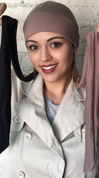 Premium Bamboo Wrap Around Hat Hijab Tichel Head Scarf. Made in USA