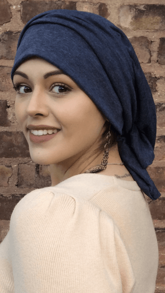 Comfort Clothing Tie Up Hair Wrap Around Head Wrap Snood Tichel Hijab For Hair Wrapping - Uptown Girl Headwear